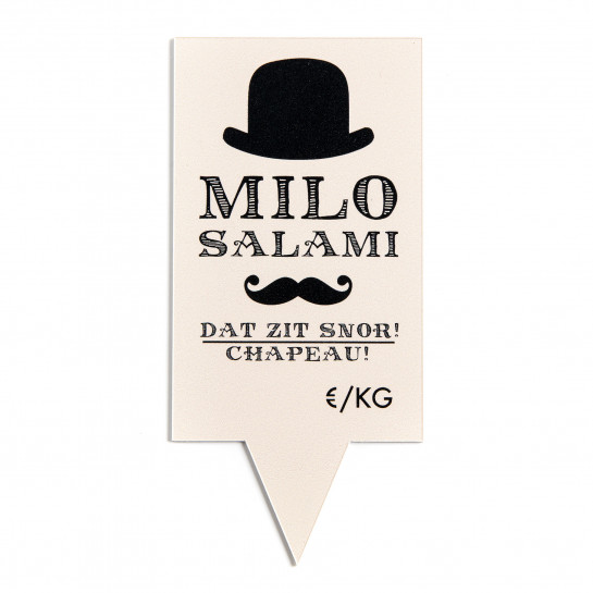 prijsprikkers Prikkers Milo Salami