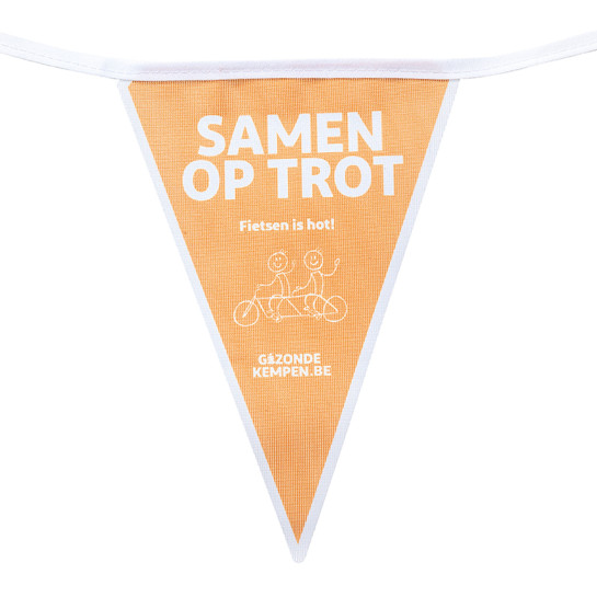 drapeaux pour vélos Samen op trot