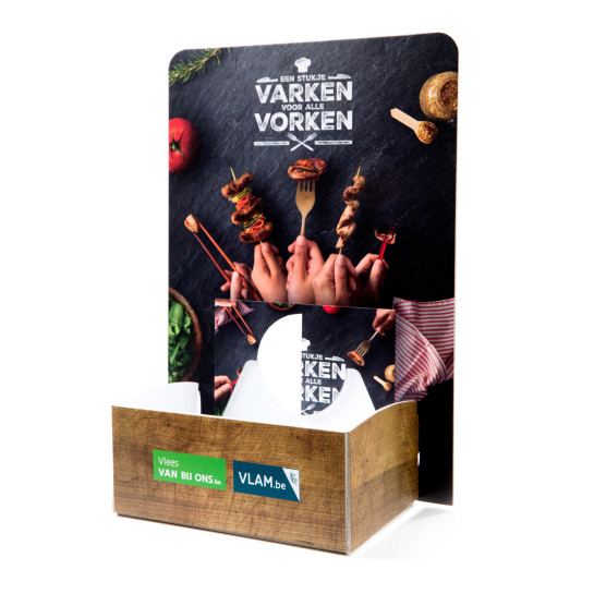 leaflet dispensers varken voor alle vorken