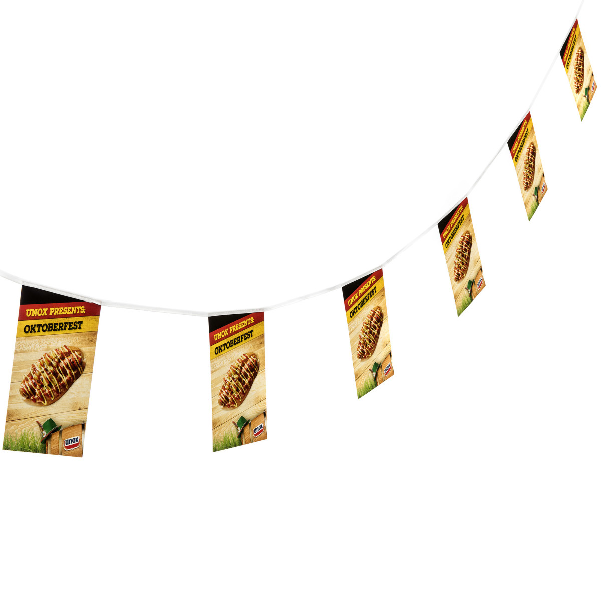 Guirlande à fanions drapeaux supporter France 10 m : Deguise-toi, achat de Decoration / Animation