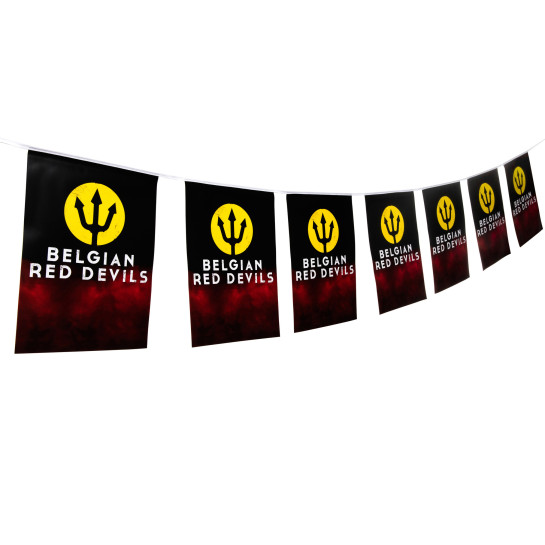 flag lines belgian red devils