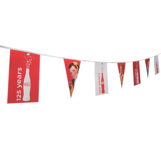 vlaggenlijnen Coca Cola 125 years